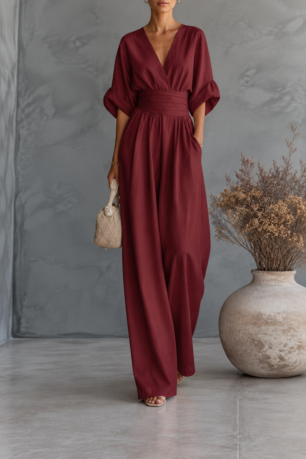 Risel | Mono elegante de pierna ancha