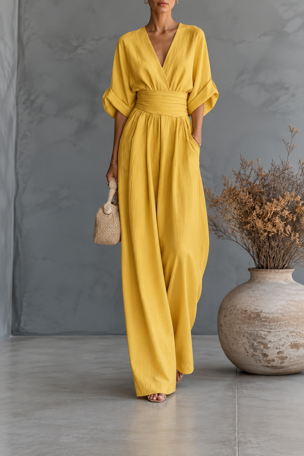 Risel | Mono elegante de pierna ancha