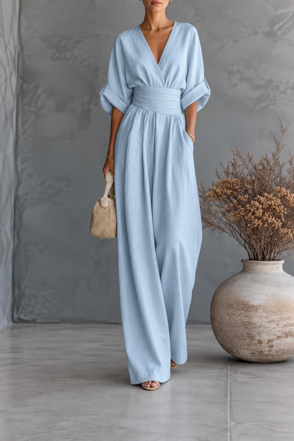Risel | Mono elegante de pierna ancha