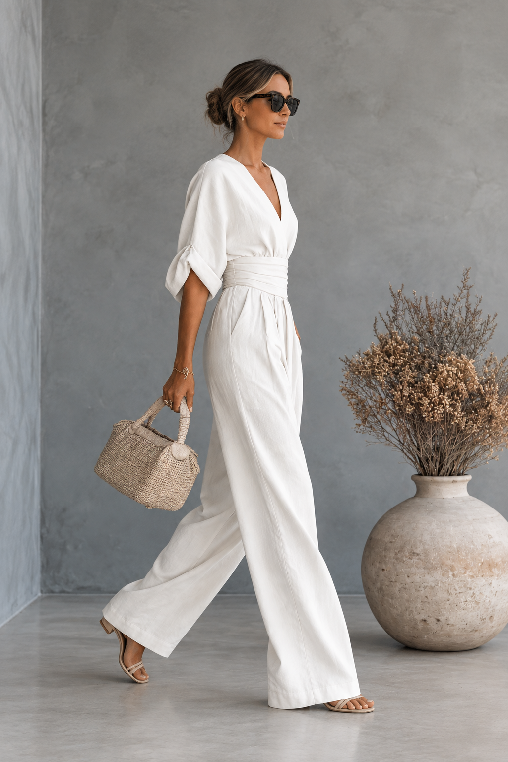 Risel | Mono elegante de pierna ancha