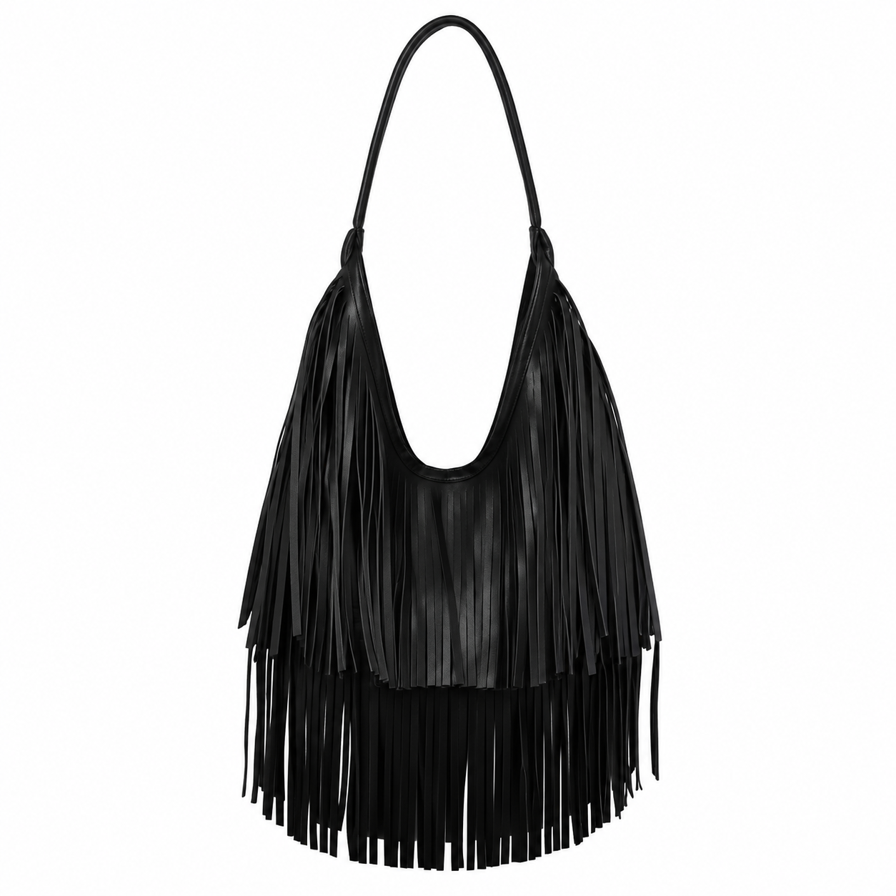 Bolso Noir Fringe