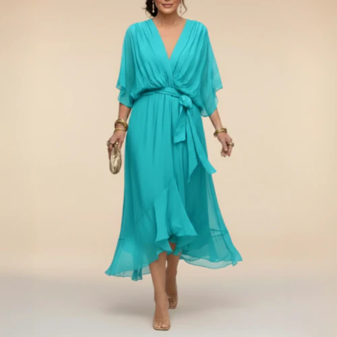 Monica - Vestido con escote en V