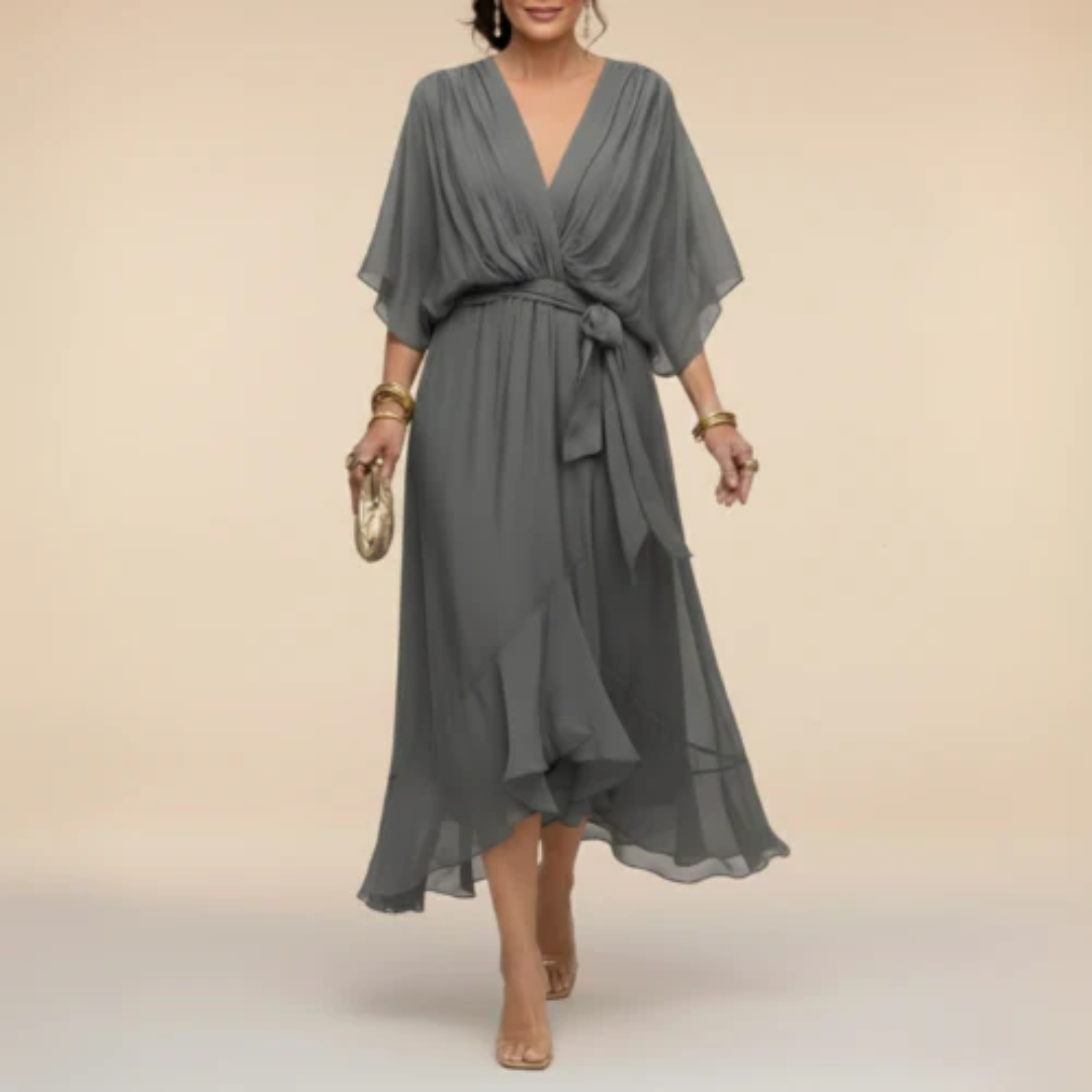 Monica - Vestido con escote en V