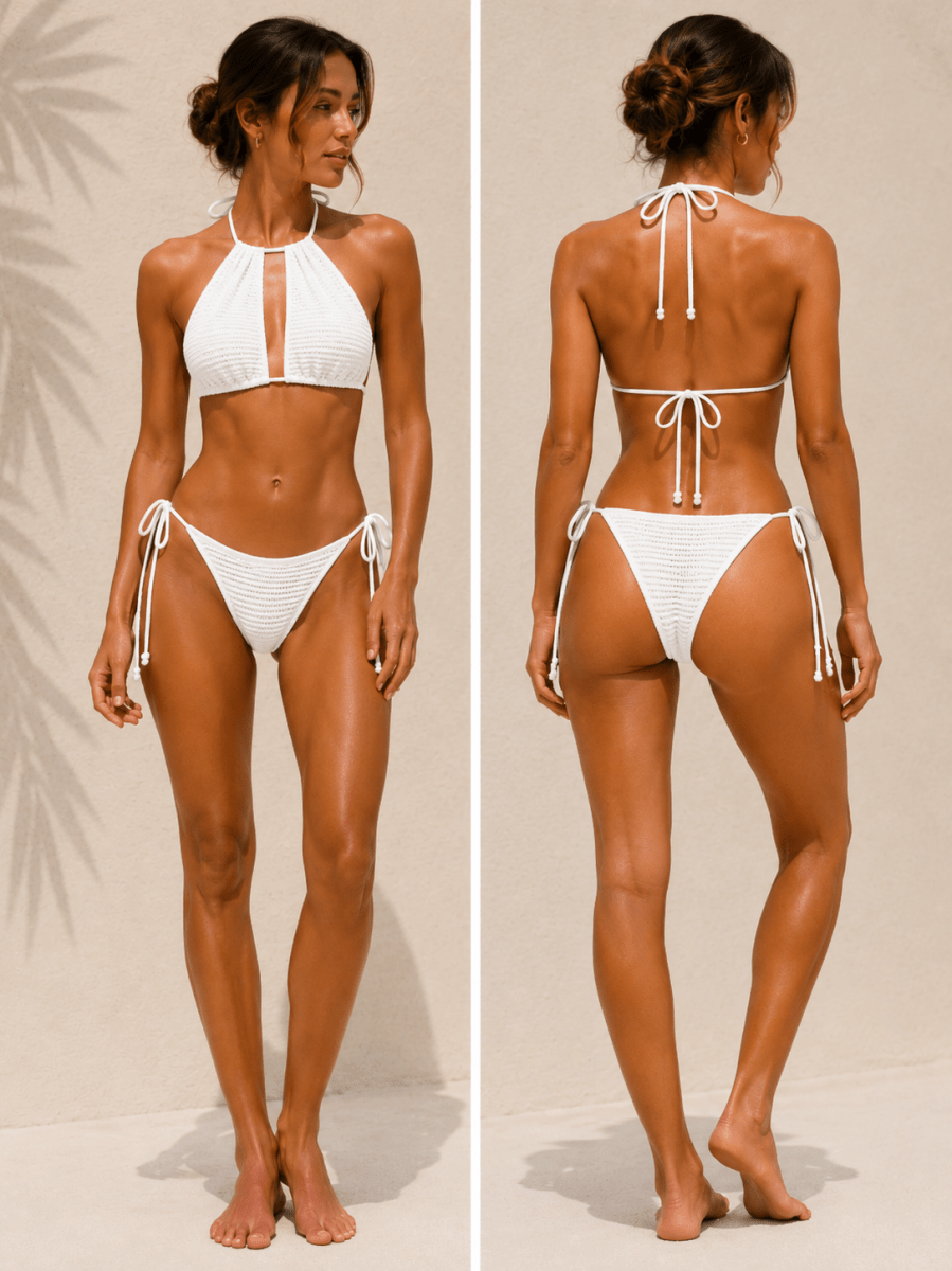 Bikini - Crochet Capri Blanco - Bianca Salvat