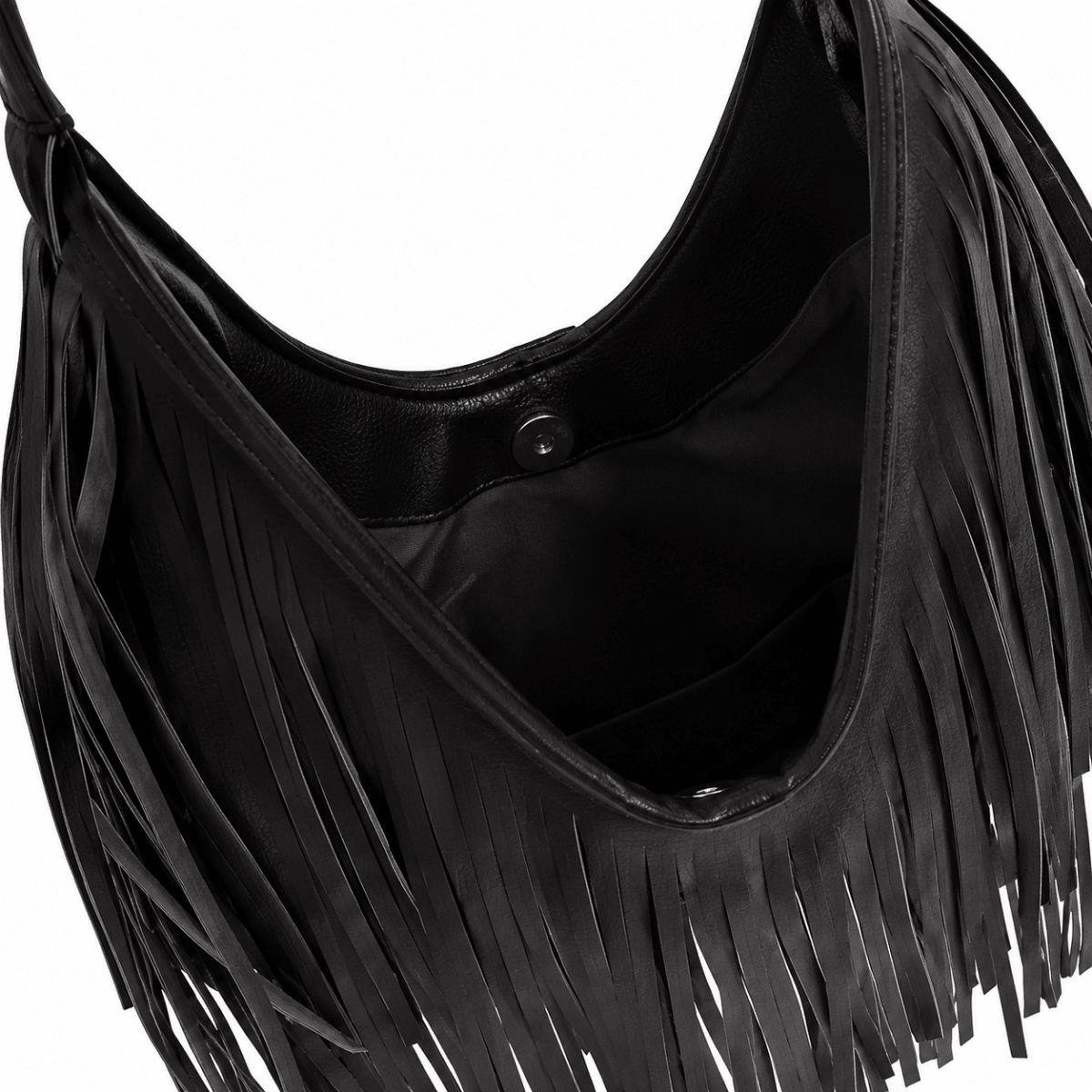 Bolso Noir Fringe Marrón - Bianca Salvat
