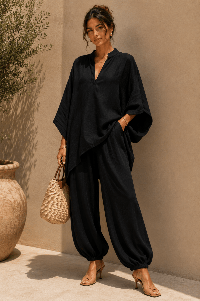Conjunto Zahara Negro - Bianca Salvat