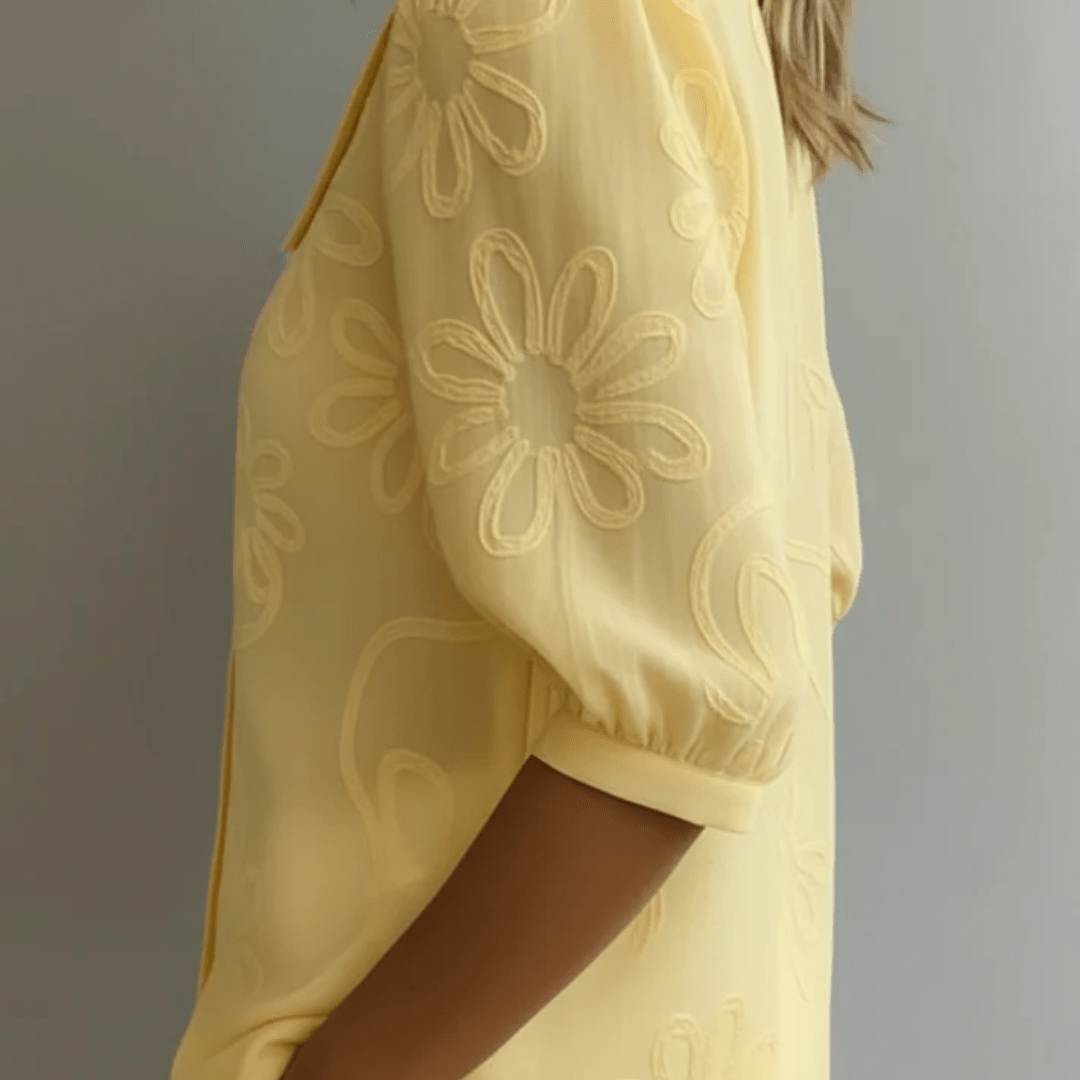 Elegante Elisa-blouse Amarillo - Bianca Salvat