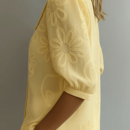 Elegante Elisa-blouse Amarillo - Bianca Salvat