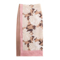 Fashion Women Printed Daily Skirt Effect Office Appointment Midi Skirt High Waist Commute Suitable Slim Fit Long Skirt