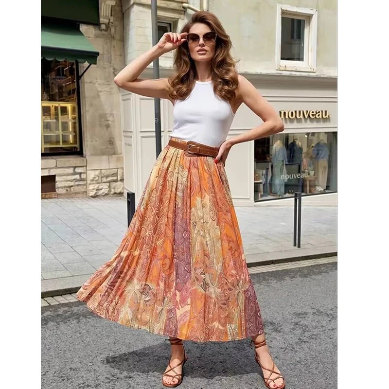Falda Bohemia - Mar XS - Bianca Salvat