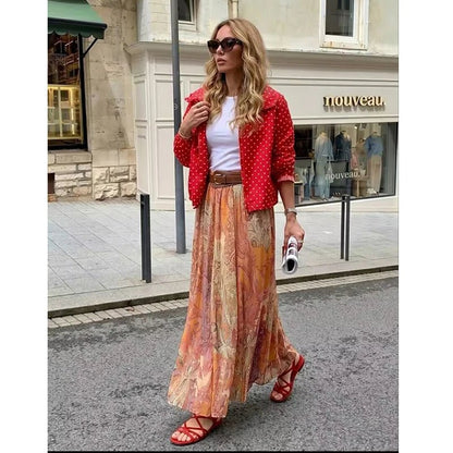 Falda Bohemia - Mar XS - Bianca Salvat