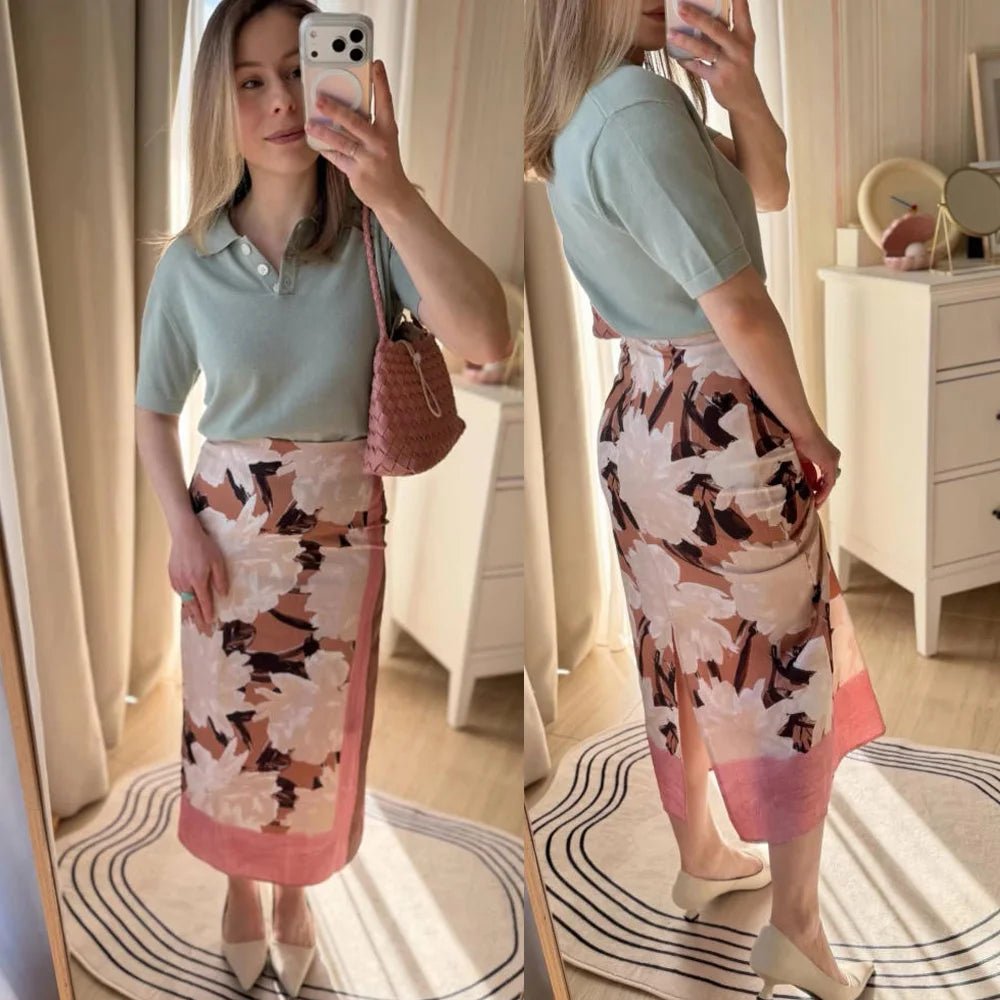 Falda Golden Bloom S - Bianca Salvat