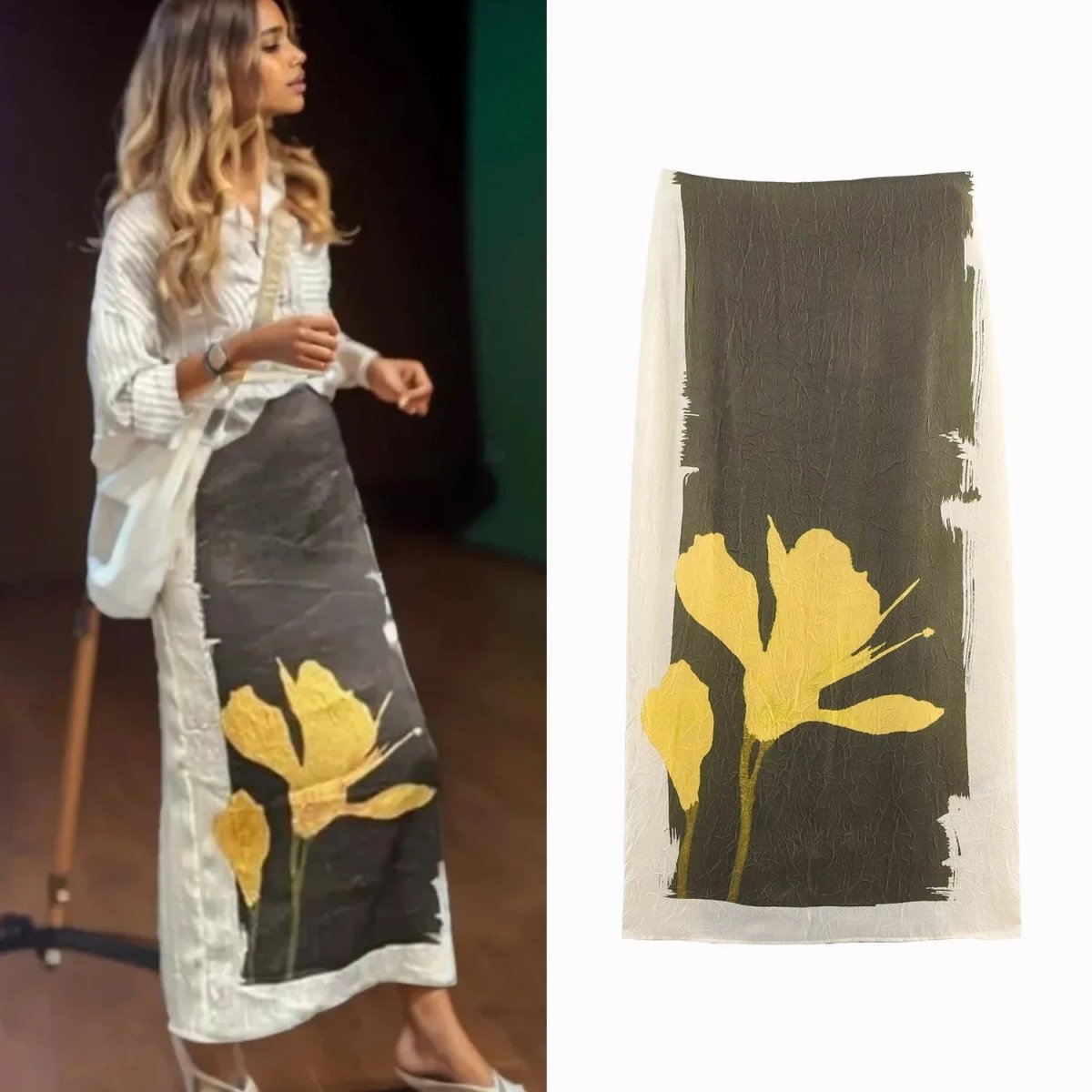 Falda Golden Bloom S - Bianca Salvat