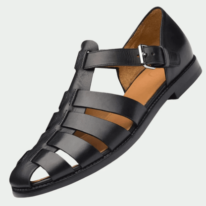 Pablo | Sandalias de alta gama para hombre Negro - Bianca Salvat