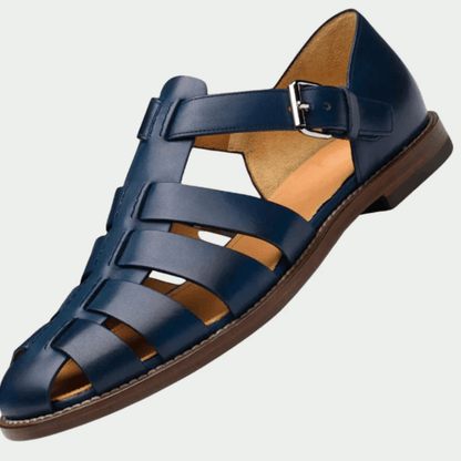 Pablo | Sandalias de alta gama para hombre Azul marino - Bianca Salvat