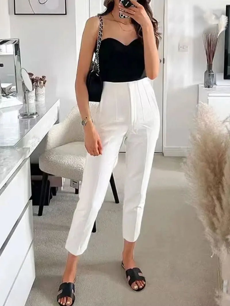 Pantalón Ivory Azul - Bianca Salvat