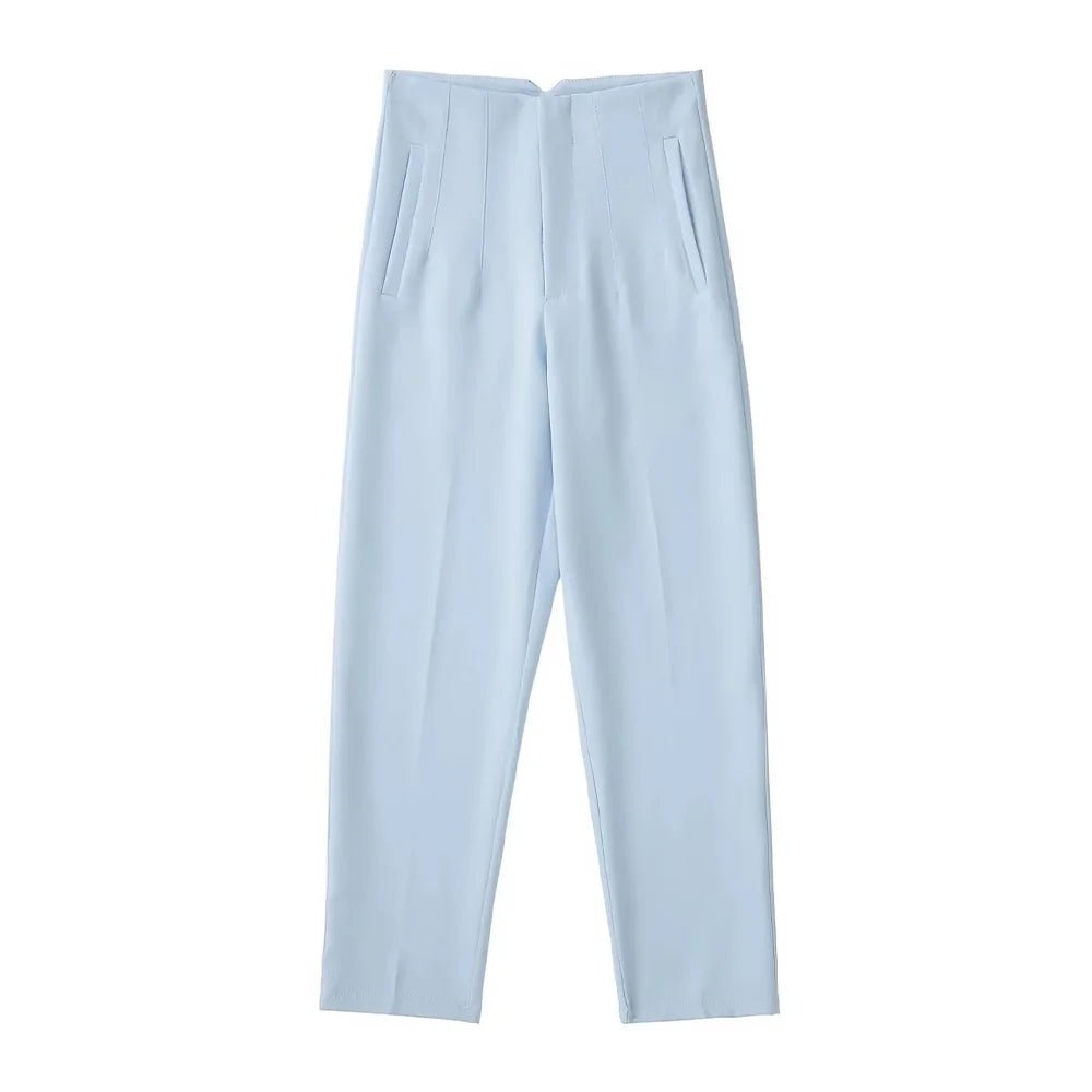 Pantalón Ivory Azul Cielo - Bianca Salvat
