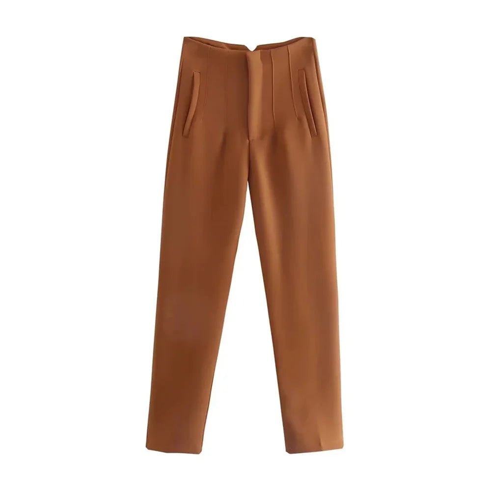 Pantalón Ivory Marron - Bianca Salvat