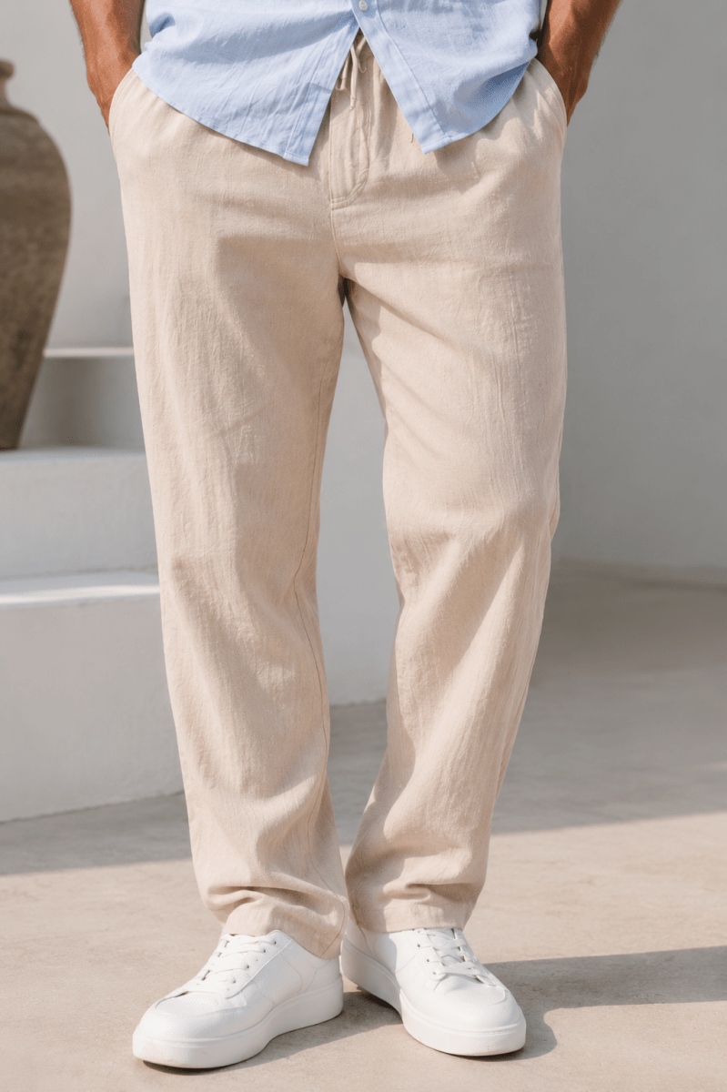 Pantalón Nerano Beige - Bianca Salvat