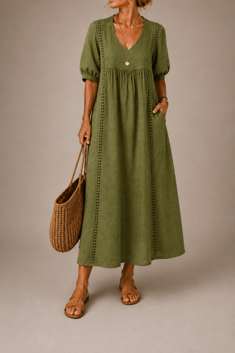 Sefi | Vestido Verde - Bianca Salvat