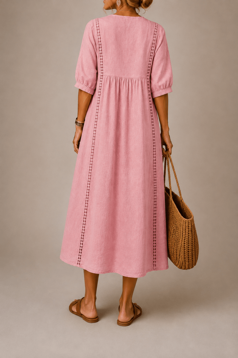 Sefi | Vestido Beige - Bianca Salvat